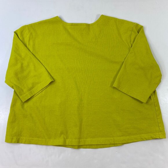 Bryn Walker Lagenlook Womens Top 3/4 Sleeve Size Medium - Picture 2 of 6